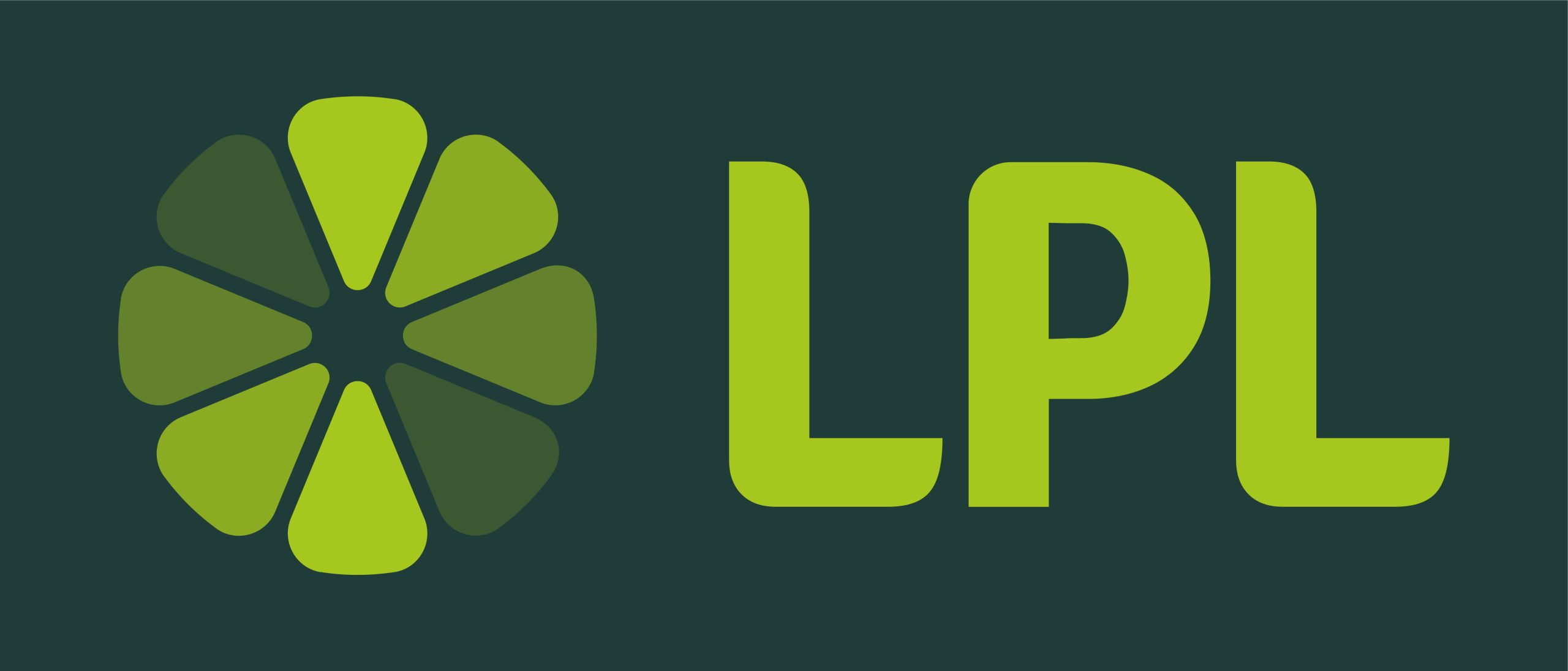 LPL Logo Full Colour dark green background jpg