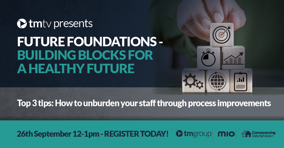 Introducing Top 3 tips: How to unburden your staff through process improvements – the next session in tm:tv series