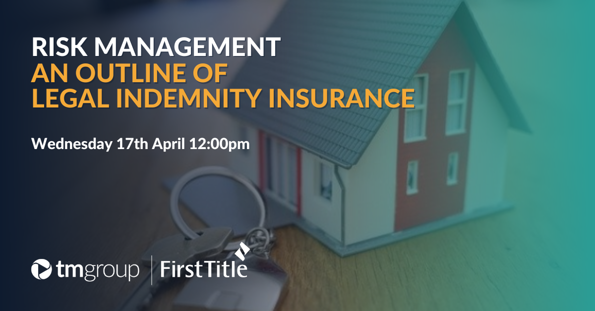 Free webinar to give conveyancers guidance into legal indemnity insurance