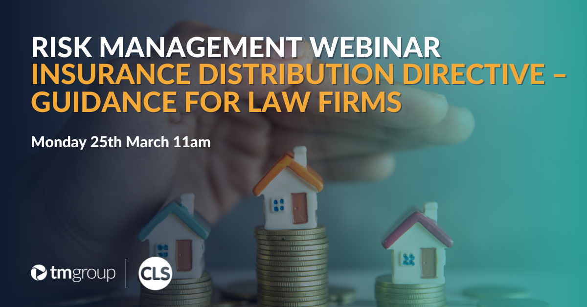Free webinar to give conveyancers guidance on Insurance Distribution Directive compliance