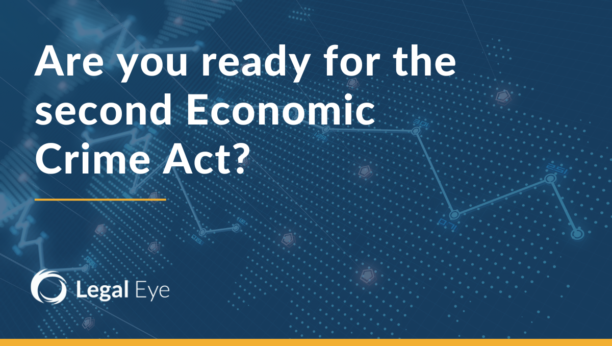 Are you ready for the second Economic Crime Act?