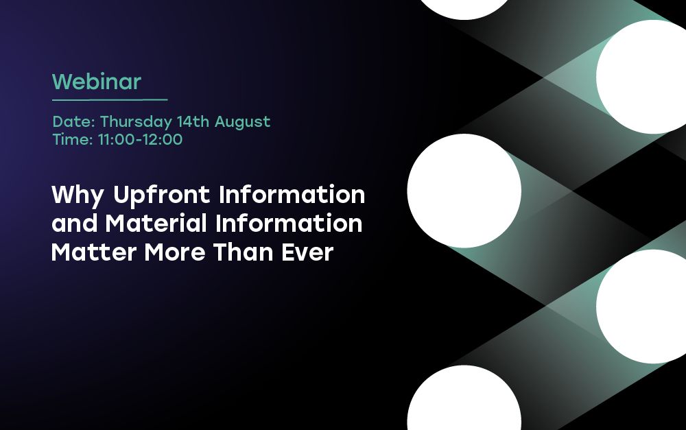 Why Upfront Information and Material Information Matter More Than Ever? LMS Webinar